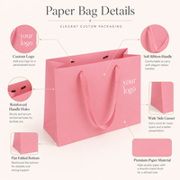 Sacs cadeaux en papier de marque célèbre à prix de gros, emballage en papier d'art pour le shopping, sac en papier personnalisé avec logo