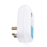 MISUXN UK Type Smart Plug Powered Switch Timer Socket Standar Inggris Bersertifikat CE 10A 220-240V AL-06W Buatan China Bahasa Inggris