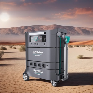 แบตเตอรี่ LFP ชาร์จเร็ว ปี 2024 51.2V 3kW AC 2000W 3000W สถานีพลังงานแสงอาทิตย์แบบพกพาสำหรับตั้งแคมป์กลางแจ้ง คุณภาพดีที่สุด - Product Image 1