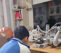 Printer Pembuat Model 3D Original A1 Mini Combo 2026, Perataan Otomatis Penuh, Kecepatan Tinggi, Presisi, Multi-warna dengan AMS