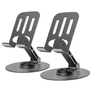 360 Degree Rotatable Full Aluminum Alloy Suction Cup Phone Stand Portable for Bed Table Desk Home Use - Product Image 1