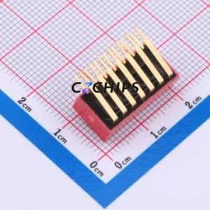 DA-07-R DIP Switch Through hole Component (THT) Switch ( Number of Switch Sections: 7 )( Lead Spacing: 2.54mm )( Color: Red ) - Product Image 2