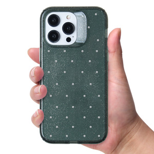 Wholesale KINGSOUL DIY Luxury TPU+PC Magnetic Armor Design Shockproof Anti-Scratch Glitter Decoration Wireless Phone <b>Case</b> - Product Image 3