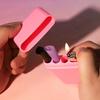 Boîte de rangement pour cigarettes à 4 trous, étui à cigarettes et boîte de rangement pour briquet, accessoires pour fumeurs, étui à cigarettes