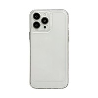 Étui de téléphone portable souple en TPU 360° avec design paysage urbain pour les séries 7 à 17, transparent blanc/noir, antichoc