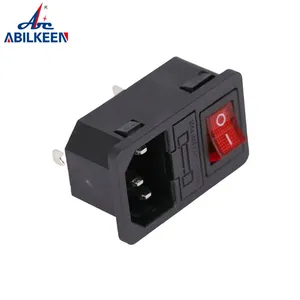 ABILKEEN 13A 250V 3 Pin Ac güç soketi