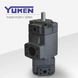 YUKEN PV2R23-41-94-F-1R ปั๊มไฮดรอลิกแบบใบพัดคู่ ติดตั้งแบบหน้าแปลน ขับเคลื่อนด้วยไฟฟ้า - Product Image 1