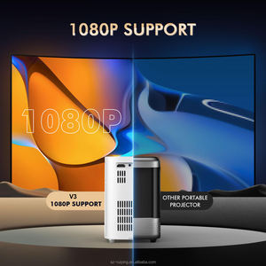 Mini Proyector Portátil Android <span class=keywords><strong>11</strong></span> de 170Lm, Proyector Inteligente LED 720P LCD con Altavoces Integrados - Product Image 6