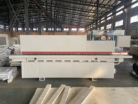 Máquina de Enchapado de Cantos Rectos Totalmente Automática con Motor de Pulido, Control por Pantalla Táctil PLC para Trabajos en Madera, PVC, ABS, MDF y Muebles