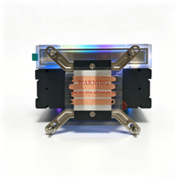 120mm 4 Heatpipe CPU Cooler for LGA1700/1851&AMD AM5 ARGB Fan PWM High Performance Air Cooler