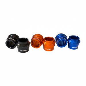 Per KTM SX-F 350 13-22 distanziali ruota posteriore finitura cromata blu in lega resistente e alluminio - Product Image 1