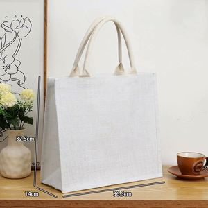 Bolsa de Yute Ecológica con Logotipo Personalizado, Bolsa Reutilizable para Ferias Comerciales, Empaque Minorista, Marketing Corporativo, Bolsa Promocional - Product Image 5