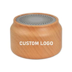 Promotional <b>Gift</b> Retro Style Wooden Speaker Eco-friendly Bamboo <b>Small</b> Portable Stereo Wireless Speaker for Home Outdoor Office - Product Image 2