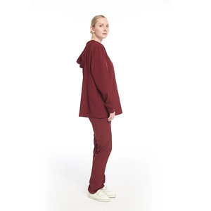 <span class=keywords><strong>Sweat</strong></span>-shirt à capuche surdimensionné de grande taille avec pantalon droit, ensembles d'uniformes d'<span class=keywords><strong>infirmière</strong></span> vierge - Product Image 3