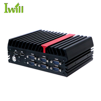 Mini PC Integrado AMD Ryzen R2314 en Oferta, 6COM 4RS232 2RS485 2HD, Amplio Voltaje 12V ~ 24V, PC Sin Ventilador para Soluciones IoT