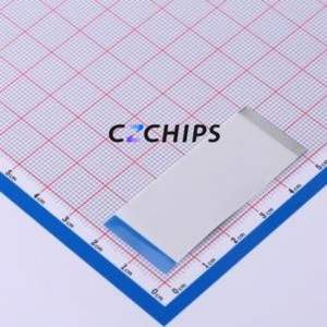 JS05B-40P-050-3-4 FFC Cable (Flexible Flat Cable) P=0.5mm Connector 40P 0.5mm 0.3mm Reverse - Product Image 2