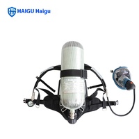 Tuyau d'incendie industriel en acier inoxydable Haigu 6,8 L, accessoire d'équipement de lutte contre l'incendie certifié CE EN137 pour formation aéroportuaire SCBA