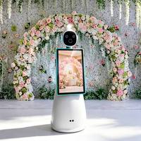 Photomaton Robotisé à Écran Tactile avec Édition Automatique et Imprimante Intégrée, Impression à Distance et Édition Automatique pour Mariages et Événements