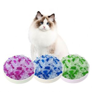 Litière pour chat en gros OEM, gel de silice, litière cristalline non agglomérante - Product Image 1