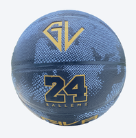 Ballons de basketball AOYUN en cuir PU élastique coloré, résistant à l'usure, avec vessie en nylon, logo personnalisé, pour l'entraînement scolaire, tailles 3-7