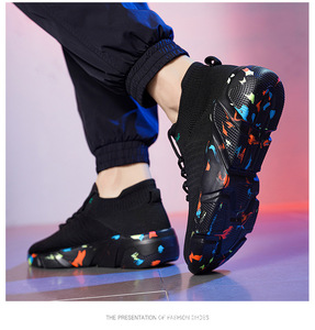 <span class=keywords><strong>Scarpe</strong></span> da <span class=keywords><strong>ginnastica</strong></span> unisex con tomaia in maglia, taglie extra large, antiscivolo, ammortizzanti, per jogging, palestra e tennis - Product Image 1