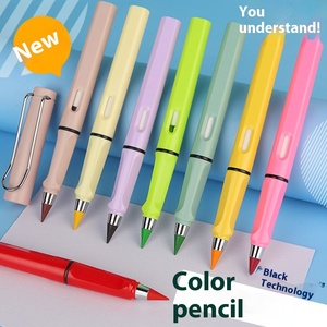 Novidades em Acessórios de Papelaria Criativos Infantis, Amostras Grátis Lapiseiras Eternas Coloridas Kawaii para Meninas - Product Image 2