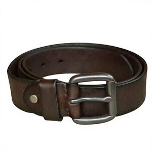 Cinturones de Cuero Vacuno con Hebilla de Calavera de Acero de Diseño Personalizado, Ligeros, con Impresión por Transferencia de Calor, BS International, 140 cm x 3.8 cm, para Hombre - Product Image 4