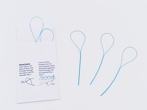 อุปกรณ์ดูแลประจำวันทันตแพทย์แนะนำด้ายไนล่อนตัดไว้ล่วงหน้าสำหรับไหมขัดฟันที่ห่อกระดาษรีไซเคิลไหมขัดฟัน10ชิ้น - Product Image 5