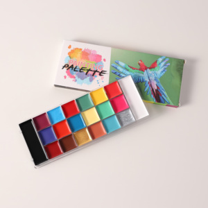 Maquillaje al por menor, 20 colores, seguro, a base de aceite, pintura facial y corporal, pigmento de larga duración <span class=keywords><strong>para</strong></span> <span class=keywords><strong>Halloween</strong></span> y fiestas de niños, fácil de usar - Product Image 1