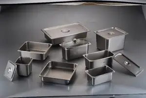 Wholesale Standard Size Stainless Steel Food Storage Steam Gn Pan Gn 2/3