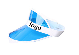 Visera de Sol de Plástico Transparente, Protección UV, Económica, para Playa, Golf, PVC, para Mujer - Product Image 6