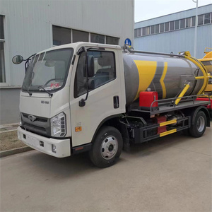 Camion d'aspiration des eaux usées fécales Nettoyage des gouttières à boues <span class=keywords><strong>Aspirateur</strong></span> Citerne Humain Excreta Nettoyeur de canalisations d'égout Pas cher Foton 5CBM 5000L - Product Image 4