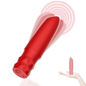 USB şarj edilebilir klitoral stimülatör vajinal g-spot mastürbasyon kadın seks oyuncak Mini güçlü kurşun vibratör kadınlar için zevk - Product Image 2