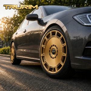 Jantes forgées Trurim Chrome 2 pièces à profil profond 19 20 21 22 23 24 pouces 5x112 5x120 5x130 pour Porsche 911 992 Cayman GT3 RS - Product Image 1