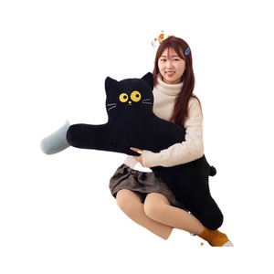 Oreiller long original pour chat Maillard mignon peluche coussin tête de lit canapé <span class=keywords><strong>Anime</strong></span> corps égal oreiller long jet - Product Image 1