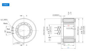 Motor de Brazo Robótico sin Marco, sin Escobillas, de Imán Permanente, OD38mm, Altura 22.6mm, Torque 0.35NM, Módulo de Articulación Robótica de Accionamiento Directo - Product Image 6