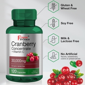 Cápsulas de Extracto de Arándano Rojo de Alta Calidad, Vitamina C 30000mg, 120 Cápsulas - Product Image 3