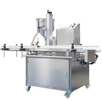 Remplisseur de beurre d'arachide à pompe à rotor automatique Remplissage d'huile d'olive Lotion Crème pour le visage Confiture Bouteille Miel Pâte de tomate Machine de remplissage