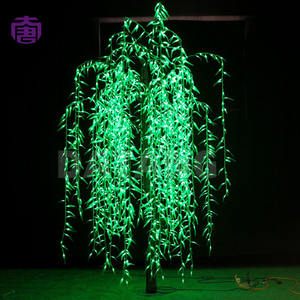 New Arrival Led Willow <b>Tree</b> Light Trendy Park Decor with Cascading <b>Twigs</b> for Plaza and Balcony Decorations for Sale - Product Image 1