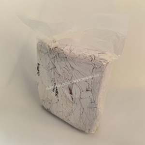 Paños de Limpieza Industriales, Paños de Algodón Blancos Impresos, Paños de Limpieza de Algodón de Alta Calidad a Precio Accesible, 100% Algodón Blanco - Product Image 1