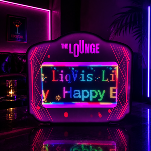 LiqVis Novità: Espositore Luminoso con Schermo Digitale che Cambia Colore, Presentatore di Bottiglie LED per Feste e Bar - Product Image 2