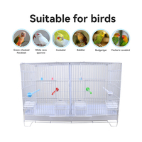 60*27*40 RTS acier canari cloison en acier inoxydable élevage d'animaux de compagnie oiseau perroquet Pigeon Cage