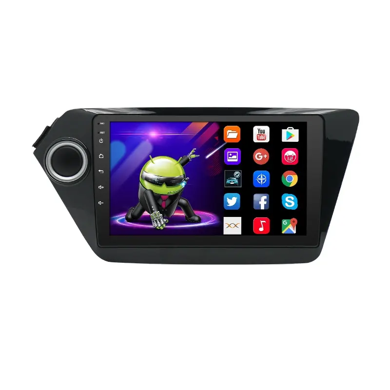 Kia k2 Android autoradio 2 din lettore Video multimediale navigazione GPS per Kia k2 RIO 2011-2015 autoradio Stereo