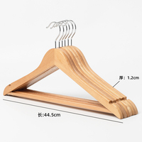 Cintres en bois massif antidérapants à un seul niveau, personnalisables avec logo, vente en gros, pour vêtements, salle de bain et armoire – Offre spéciale fabricant