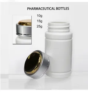 Все виды пищевых продуктов 100 мл/120 мл/150 мл/200 мл ПЭТ большие капсулы фармацевтическая бутылка для таблеток пластиковая бутылка с витаминами - Product Image 2