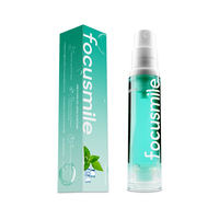 Mini vaporisateur d'haleine OEM de 10ml parfum fruité vaporisateur buccal de rinçage de bouche de marque privée à la menthe fraîche