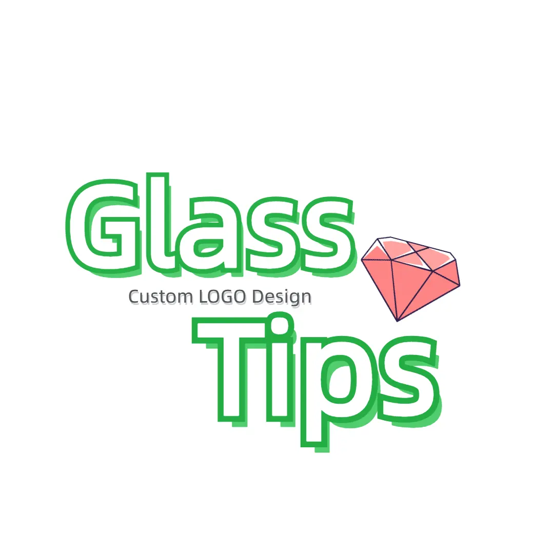 Les plus populaires Embouts en verre ronds plats de taille mini King size avec trous intérieurs en diamant nouveau design
