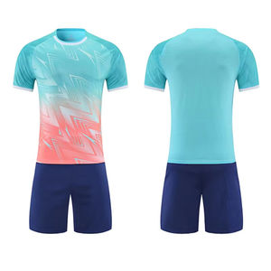 KUYI Conjunto Deportivo Personalizado para Adultos, Camiseta de Manga Corta para Escuela Primaria, Uniforme de Fútbol para Entrenamiento, Estilo Conjunto para Fútbol en Grupo - Product Image 4