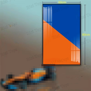 Cadre mural pour voiture de sport en blocs de construction, belle maison, possibilité de personnalisation, nombreux styles au choix - Product Image 5