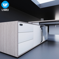 Bureau de direction professionnel en bois LIWEI, tables extensibles, design ergonomique durable anti-rayures, style moderne pour entreprise